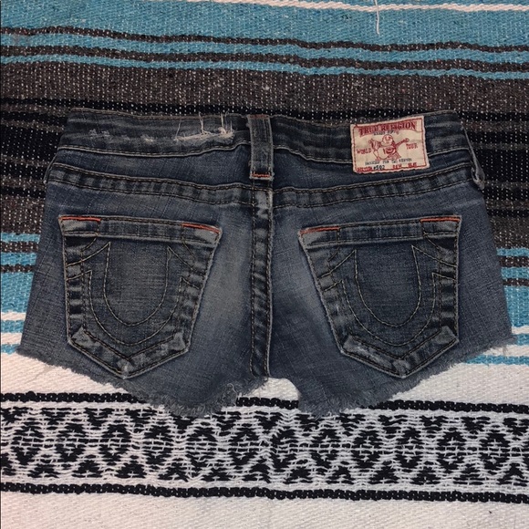 True Religion Size 24 Shorts 💙 - Picture 1 of 5